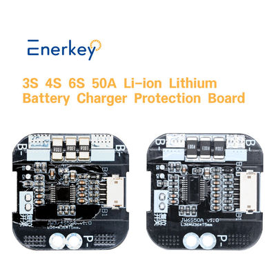 satın al 12V 24V Lityum Pil BMS 3S 4S 6S 50A Pil Koruma Kartı Güç kaynağı için Çevrimiçi üretim