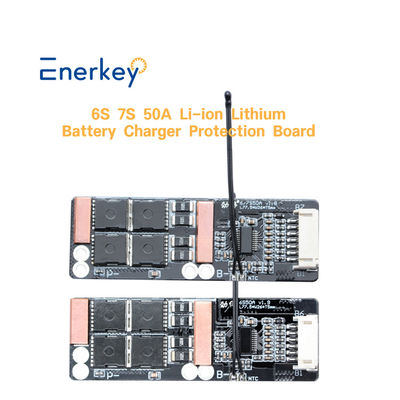 satın al Enerji depolama Lityum pil BMS 6S 7S 50A Elektrikli üç tekerlekli hücre için BMS 24V Çevrimiçi üretim