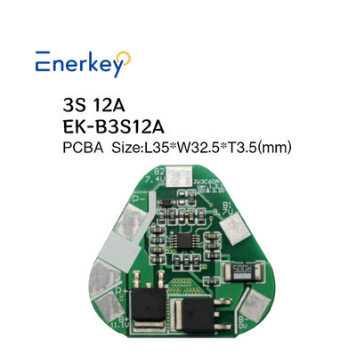 satın al Enerkey 3S 12A 11.1V 12.6V 18650 Li-ion Lityum Pil Paketleri BMS Koruma Elektrikli araba PCB kartı Çevrimiçi üretim