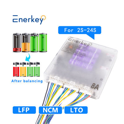 satın al Enerkey BT Mobil Uygulama Aktif Aktif Equalizer 8a Lifepo4 RV Enerji Depolaması için Aktif Hücre Dengecisi Çevrimiçi üretim