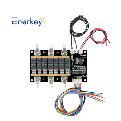 satın al Enerkey Donanım BMS 200A 5S 6S 7S 12V 24V Pasif Denge ve NTC ile Pil Koruma Kartı Çevrimiçi üretim