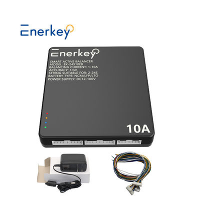 10W Güç Tüketimi Siyah Akıllı Aktif Dengeci 8A 4S 8S 16S 17S 24S Akıllı BMS Güç Aracı için