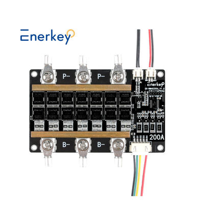 Enerkey Donanım BMS 4S 200A LiFePO4 Denge fonksiyonu ile Pil PCB Koruma Taşı