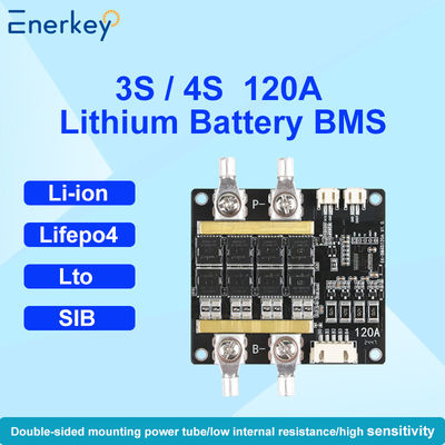 Enerkey Donanım BMS 3S 4S 12V 60A 80A 100A 120A Motosiklet için Denge ile LiFePO4 Pil PCB