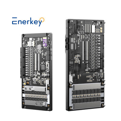 Enerkey 16S-24S 250A Lifepo4 BMS, 8A Aktif Dengeleyici ve BT/CAN Bus/RS485 ile Li-ion/LTO/SIB Pil Güç Kabini için