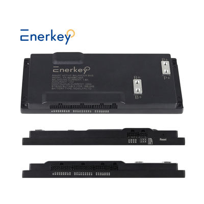 Enerkey Akıllı BMS 16S-24S 200A, 1A-8A Aktif Dengeleme CAN RS485 ile Lifepo4/Li-ion/LTO/SIB RV Enerji Depolama için